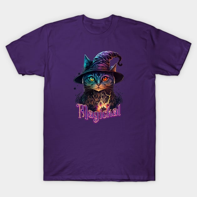 Magick Cat T-Shirt by The Sherwood Forester